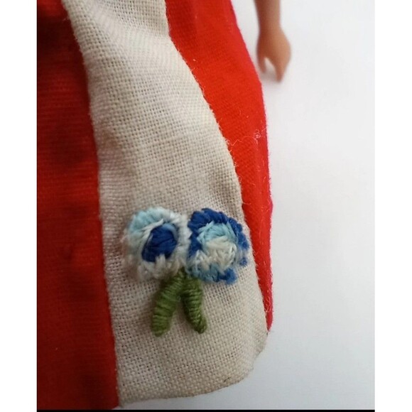 Vintage Skipper Doll 1960's Straight Leg Original Swimsuit Barbie Ken Mattel - Picture 16 of 16